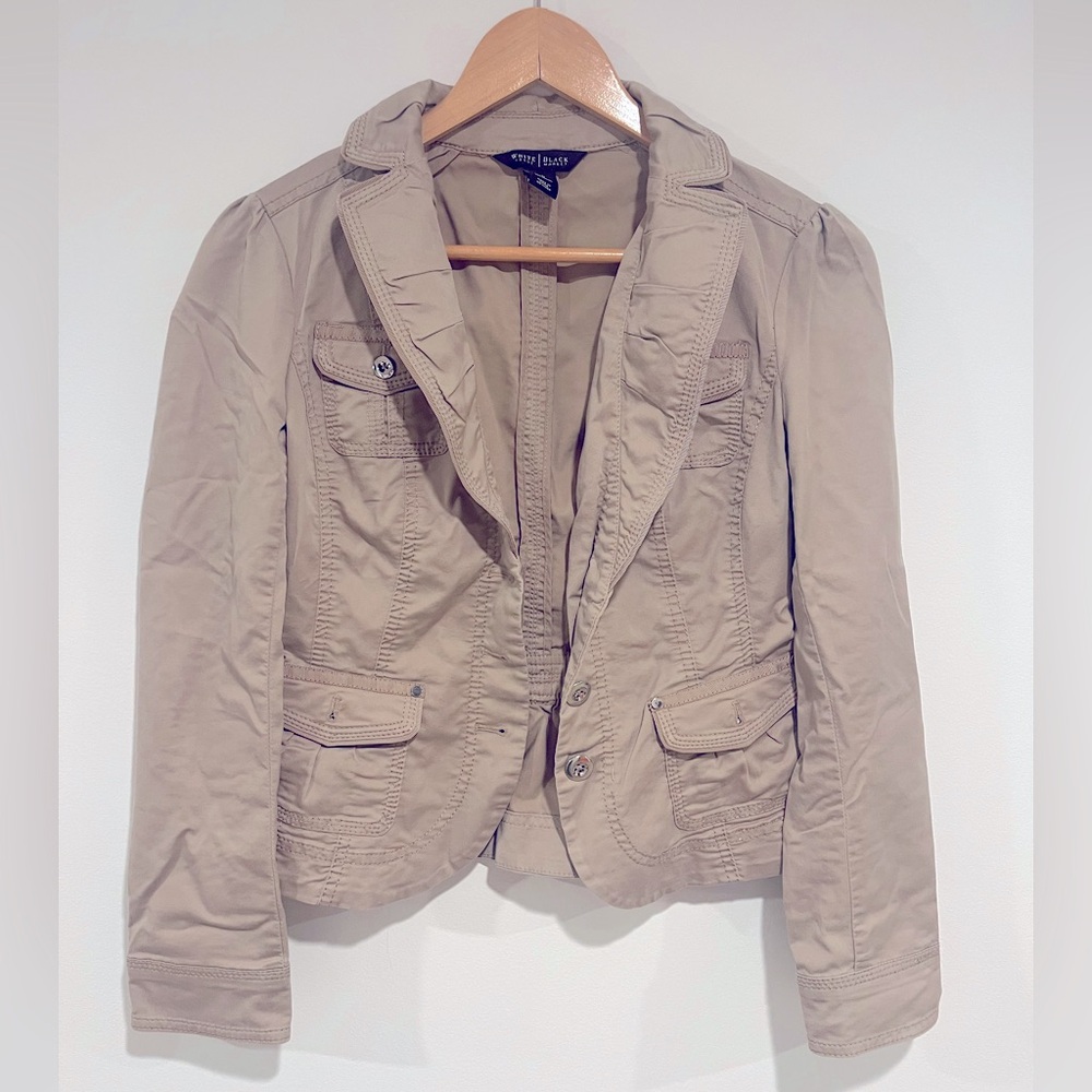 White House Black Market Women's Tan Blazer
